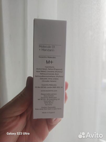 Тестер Escentric Molecules molecule 01 + mandarin