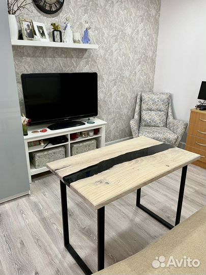 Изготовление столов лофт из эпоксидной смолы