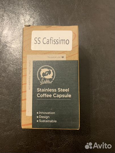 Капсула стальная, многоразовая для кофемашины