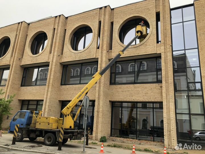 Мытье окон, мойка фасада, промышленный альпинизм