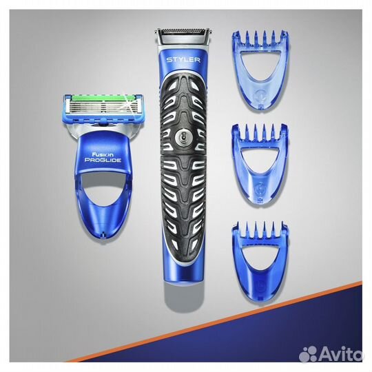 Набор Gillette Styler c 3 кассетами и 3 насадками