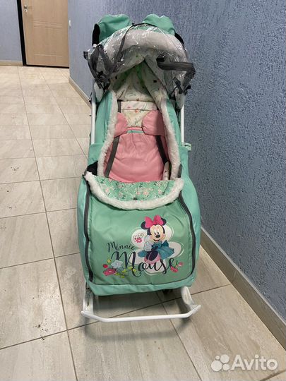 Коляска санки