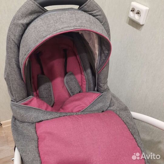 Коляска 2 в 1 babyton dizzy pink