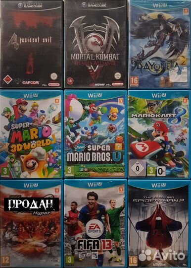 Игры на Nintendo Wii / WiiU / DS / 3DS / GC