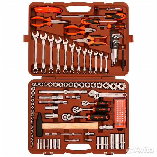 Набор инструментов ombra 131 предмет, OMT131S