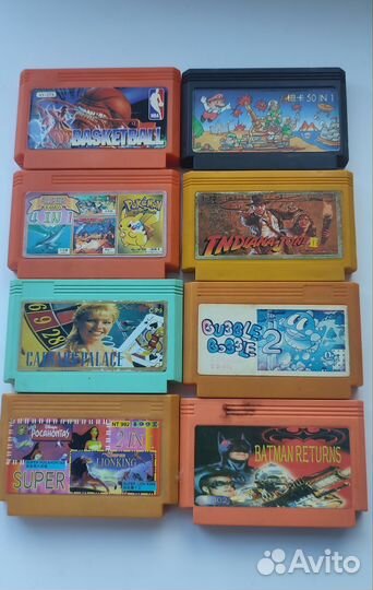 Картриджи dendy из 90х