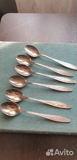 Чайные ложки из мельхиора СССР