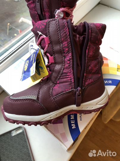 Сапоги, ботинки зимние для девочки Котофей
