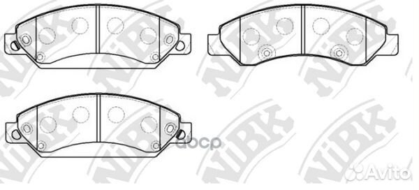Колодки тормозные дисковые перед 2,5 PN0400