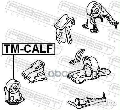 Подушка двигателя передняя (toyota carina E