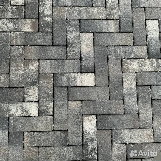 Тротуарная плитка Брусчатка d-4396