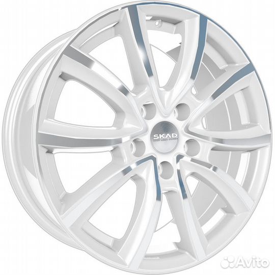 R17 5x114,3 7J ET41 D67,1 Скад Онтарио алмаз-белый