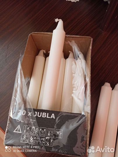 Свеча неароматическая неоплывающая