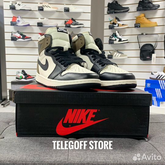 Кроссовки зимние Nike Air Jordan 1