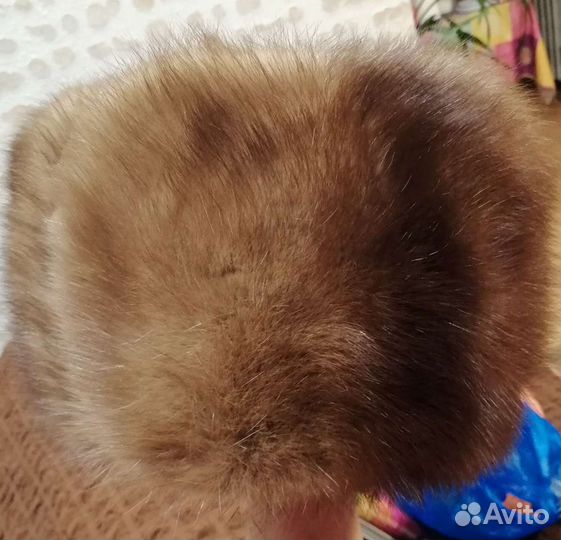 Норковая шапка мужская новая