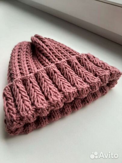 Шапка вязаная женская