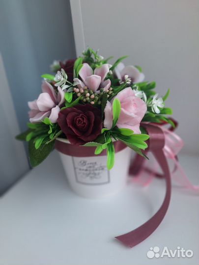 Букеты из мыла ручной работы