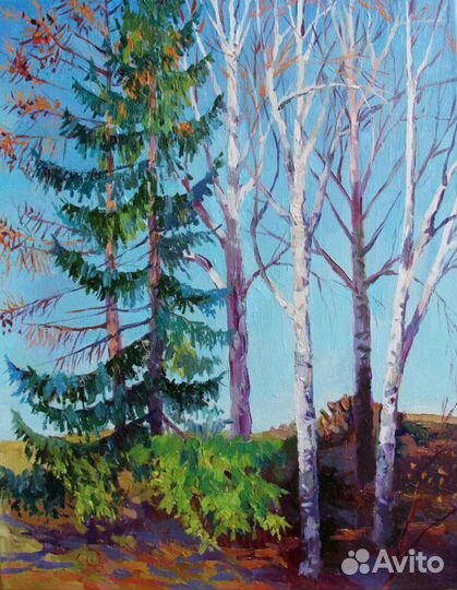 1.Весенний вечер в парке.2.Весенний мотив