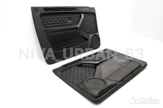 Обивка передних дверей ворс Лада 4х4, Урбан