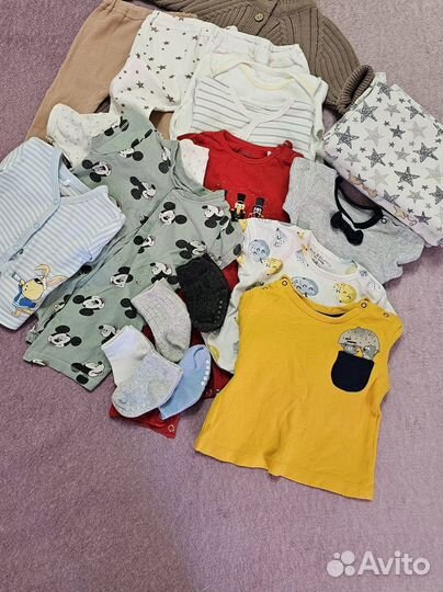 Пакет детских вещей 62-68