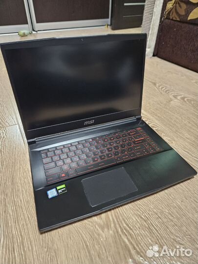 Ноутбук MSI gf63 i5 9300H GTX 1050ti