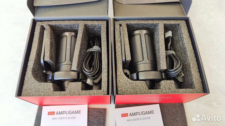 Микрофон конденсаторный Fifine ampligame A6v RGB