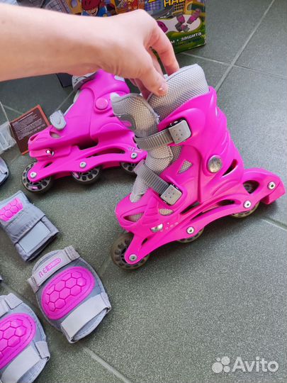 Ролики детские раздвижные размер 28-31