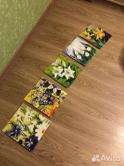 Картины гуашью