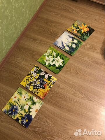 Картины гуашью