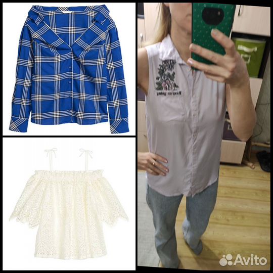 Блузки рубашки платья новые и б/у