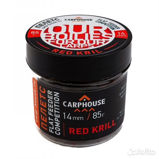 Пелетс насадочный Carp House Red Krill