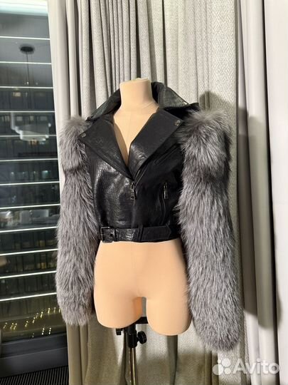 Куртка с натуральным мехом