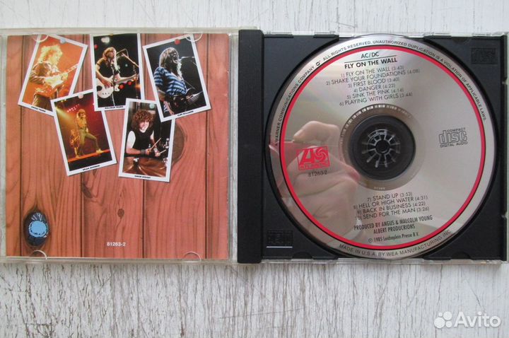 CD AC DC FLY ON THE wall