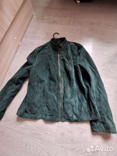 Замшевая куртка из натуральной кожи