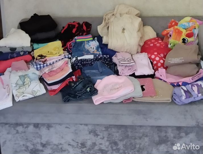 Вещи пакетом на девочку 128-134