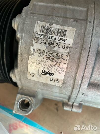Компрессор кондиционера Mercedes om651