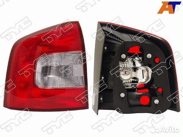Фонарь задний skoda octavia A5 04-13