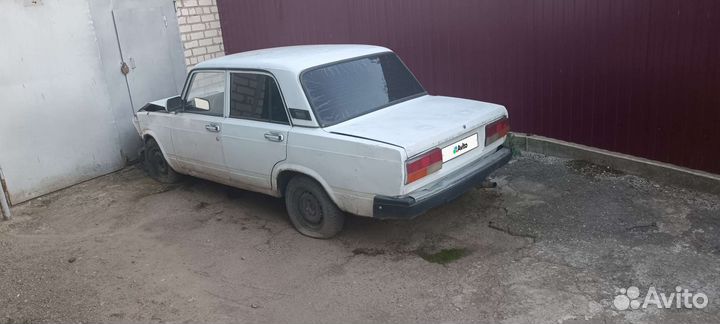 ВАЗ 2107 1.6 МТ, 2006, битый, 150 000 км