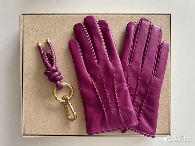 Перчатки женские натуральная кожа zara