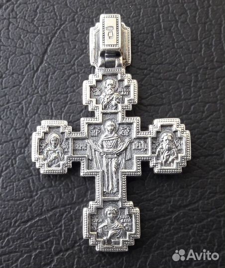 Православный крест из серебра 925 пробы