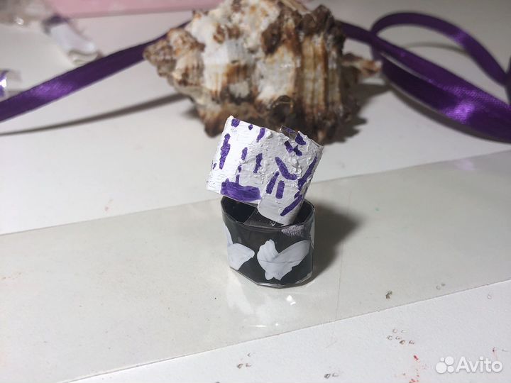 Ручная работа,кольца из скотча