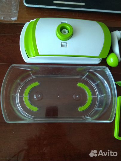Кухонный комбайн ручной, овощерезка с контейнером