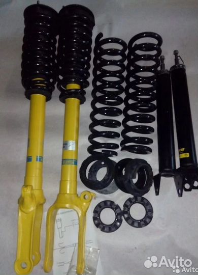 Комплект для перехода с пневмы на пружины