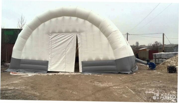 Ремонт тентовых ангаров