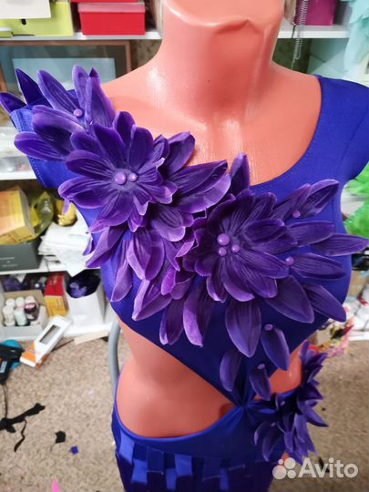 Платье для бальных танцев латина ю1