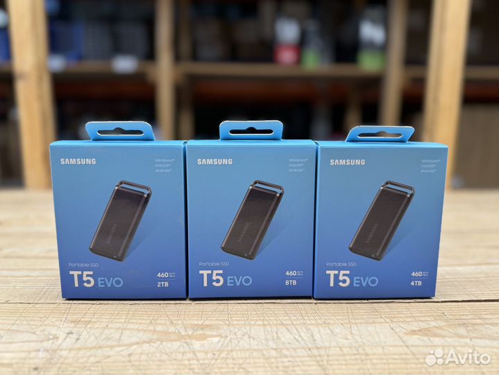 Внешние SSD Samsung T5 Evo 2T/4T/8T