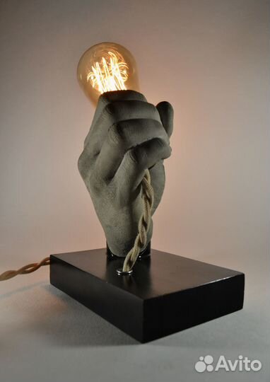 Светильник настольный в стиле Лофт, ручной работы