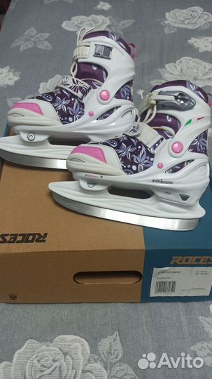 Коньки раздвижные ледовые Roces yuma р30- 35