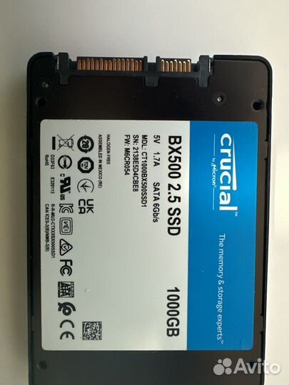Жесткий диск SSD 1TB