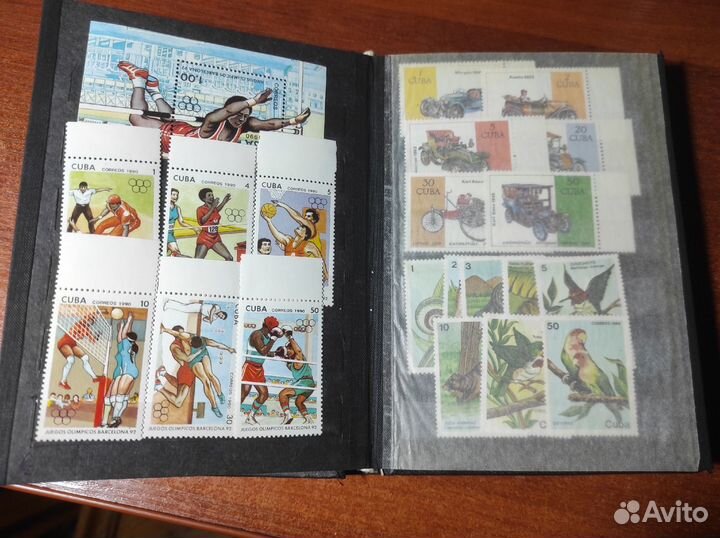 Альбом с марками Куба
